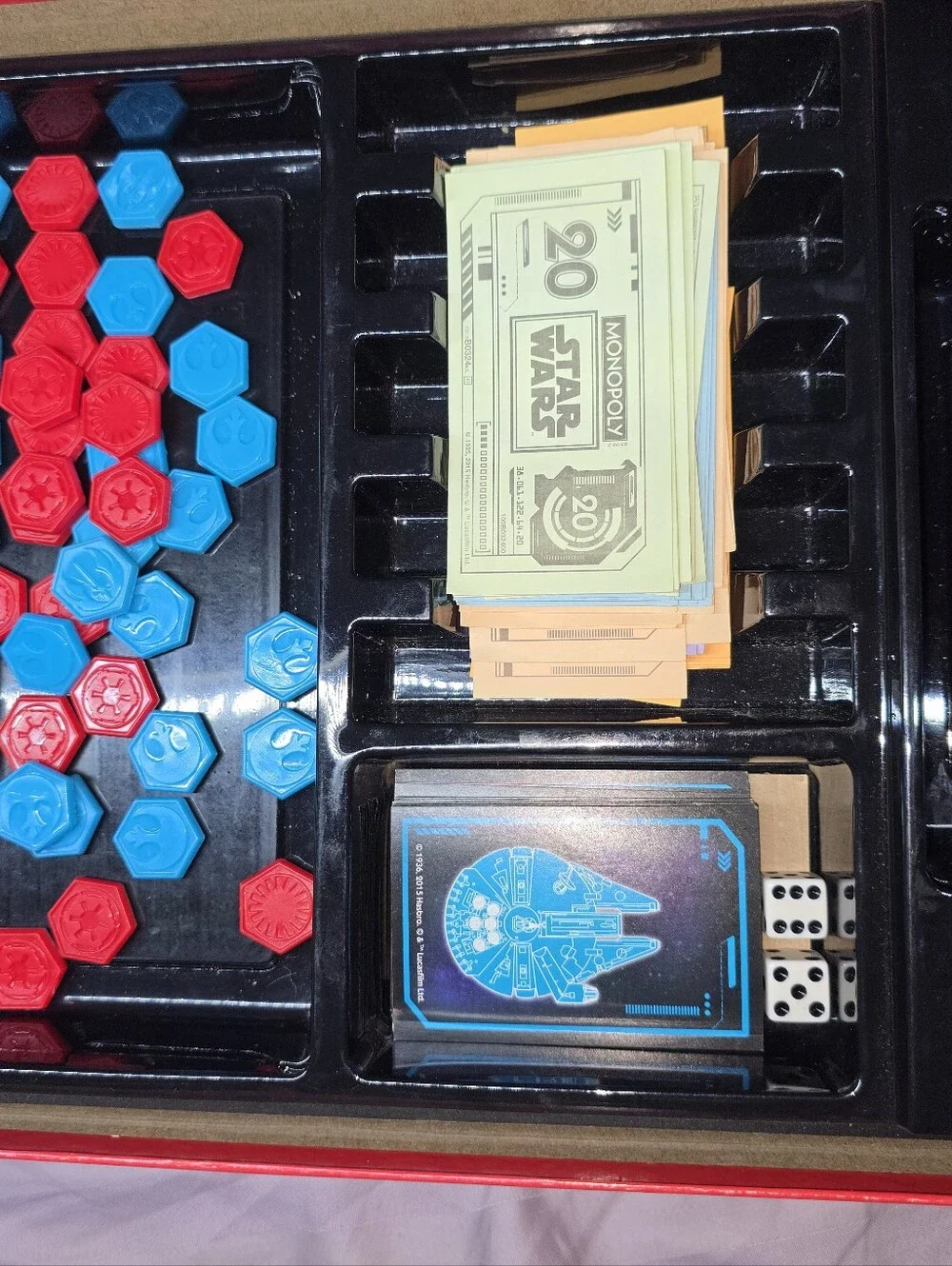 Monopoly Star Wars Board Game 2015 Hasbro The Force Awakens